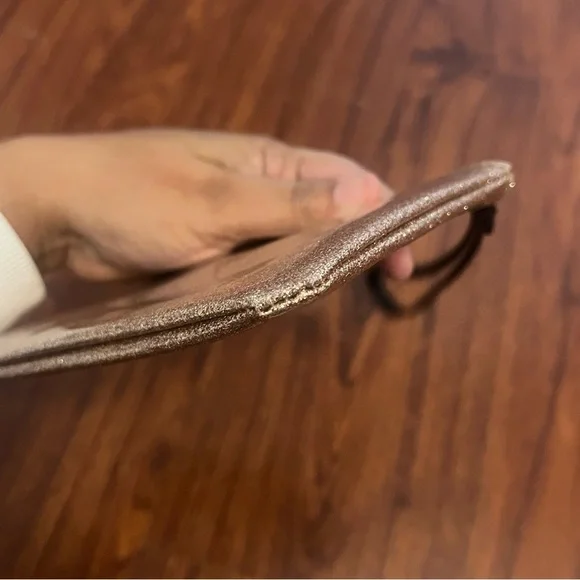 Kate Spade Gold Glitter Wristlet - Picture 4 of 7